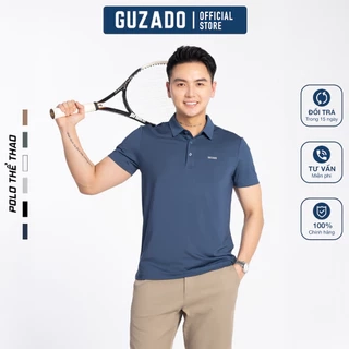 Áo Polo Nam Guzado Cổ Bẻ Coolmax Thể Thao Thấm Hút CựcTốt Kiểu Dáng Basic, Co giãn thoải mái GPL01