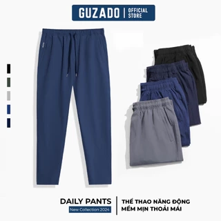 Quần Nam GUZADO chất liệu gió, dáng suông thể thao, vận động thoải mái GDC01