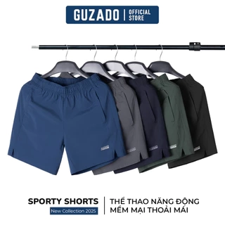 Quần Short Chạy Bộ Nam GUZADO Phong Cách Thể Thao,Chất Liệu Thoáng Khí,Độ Bền Cao GSR11