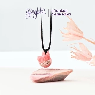Dây Chuyền Hồ Ly Đá Đào Hoa Thiên Nhiên Tình Duyên May Mắn HLDHMCC1 Gypsy.lala