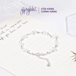 Vòng Tay Đá Ánh Trăng Mini Thiên Nhiên May Mắn Không Kị Mệnh SP002474 Gypsy.lala
