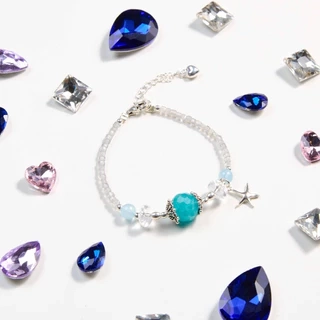 Vòng Tay Đá Hắc Nguyệt Quang, Amazonite SP007783 Gypsy.lala