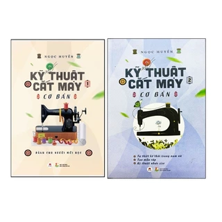 Sách - Trọn bộ 2 tập Kỹ thuật cắt may cơ bản
