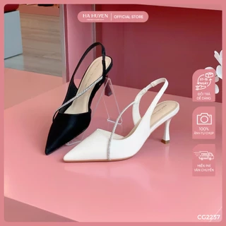 Giày cao gót nữ HÀ HUYỀN quai quấn gót nhọn 8cm - CG2237