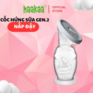 Cốc Hứng Sữa Cao Cấp Gen.2 100/150ml Và Nắp Đậy Haakaa, New Zealand