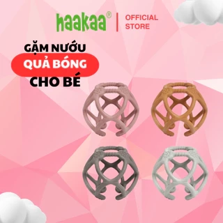 Gặm nướu silicone hình quả bóng Haakaa, Nhiều màu sắc, hỗ trợ bé quá trình mọc răng