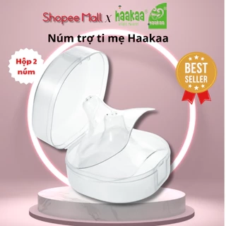 Núm Trợ Ti Mẹ Cho Bé Bú Cao Cấp Haakaa, New Zealand. Hỗ Trợ Mẹ Có Đầu Ti Ngắn, Nhạy Cảm, Đau Rát, Rạn Nứt.