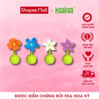 Nút hoa chặn cốc hứng sữa Haakaa. Chất liệu silicone cao cấp, an toàn. Không chứa BPA, PVC và phthalate