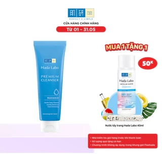 Sữa rửa mặt dưỡng trắng cao cấp Hada Labo Premium Cleanser Radiance 100g