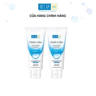 Combo 2 sữa rửa mặt ẩm mịn Hada Labo Advanced Nourish 80g