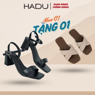 - Giày Sandal Cao Gót 5P HS502 Tặng Dép Bệt Nữ K115D Hàng Cao Cấp Bảo Hành 12T