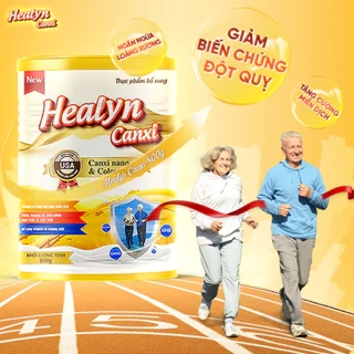 Thực Phẩm Dinh Dưỡng HEALYN CANXI Hỗ Trợ Ngăn Ngừa Loãng Xương, Giảm Nguy Cơ Thoái Hoá, Tăng Cường Miễn Dịch - Lon 800g