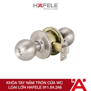 Khóa Tay Nắm Tròn Cửa WC Loại Lớn Hafele BS70MM - 911.64.246