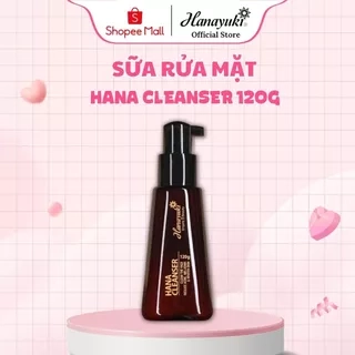 Sữa rửa mặt Hana Cleanser Không Bọt Cấp Ẩm Dịu Nhẹ Giúp Da Sạch Thoáng Hanayuki Chính Hãng