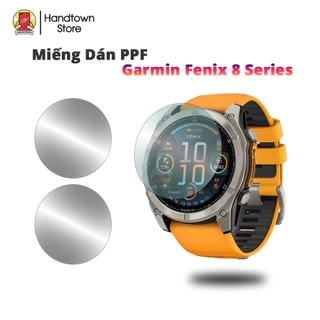 Combo 2 Miếng Dán PPF Dẻo 4 Lớp Dán Màn Hình Đồng Hồ Thể Thao Garmin Fenix 8 43mm 47mm 51mm Handtown