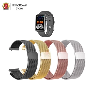 Dây Đeo Inox Milanese Cho Đồng Hồ Thông Minh Befit Watchfit 46,7mm Chốt Tháo Nhanh Handtown
