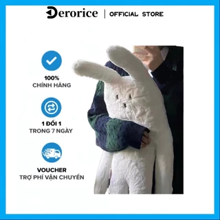 Đồ chơi gối ôm thỏ, búp bê nhồi bông dễ thương, kích thước lớn 80cm, quà tặng ngày lễ sinh nhật độc đáo