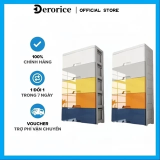 【Rộng 35】 Derorice Tủ đựng đồ có ngăn kéo Giá đựng đồ nhà bếp dày dặn Hộp đựng đồ lặt vặt