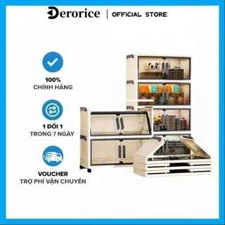 Tủ nhựa gấp Dùng Để Lưu Trữ Thực Phẩm Đồ Dùng Gia Đình Chất Liệu Dày Dặn, Bền Đẹp Phù Hợp Cho Phòng Khách