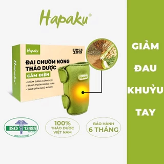 Đai Chườm Khuỷu Tay Hapaku Giảm Nhức Mỏi Xương Khớp, Hết Tê Bì Cánh Tay Làm Nóng Bằng Điện