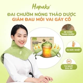 Máy Massage Cổ Vai Gáy Từ Thảo Dược Hapaku, Giảm Đau Vai Gáy, Lưu Thông Khí Huyết, Thư Giãn Ngủ Ngon