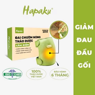 Túi Chườm Nóng Thảo Dược Giảm Đau Khớp Gối Hapaku, Massage Đầu Gối, Giảm Nhức Mỏi Thoái Hóa Khớp Gối