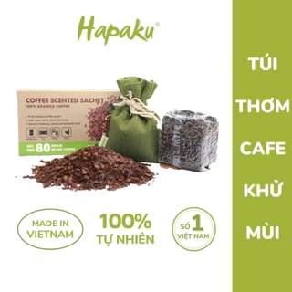 Túi Thơm Cà Phê Arabica Nguyên Chất Khử Mùi Ô Tô Hapaku, Khử Mùi Nhà Bếp