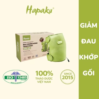Đai Chườm Nóng Thảo Dược Đầu Gối Hapaku, Giảm Đau Khớp Gối Do Thoái Hóa, Thoát Vị, Gai Đốt Sống
