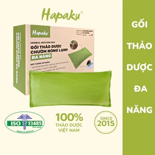 Gối Chườm Thảo Dược Hapaku Giảm Đau Bụng Kinh, Đau Mỏi Lưng Vai - Làm Nóng Bằng Lò Vi Sóng