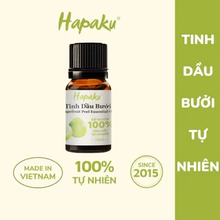 Tinh Dầu Bưởi Nguyên Chất Hapaku Kích Thích Mọc Tóc, Cung Cấp Dưỡng Chất 10ml