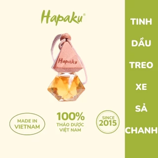 Tinh Dầu Treo Xe Sả Chanh Tự Nhiên 10ml - Hapaku Khử Mùi Hôi, Thư Giãn Tinh Thần