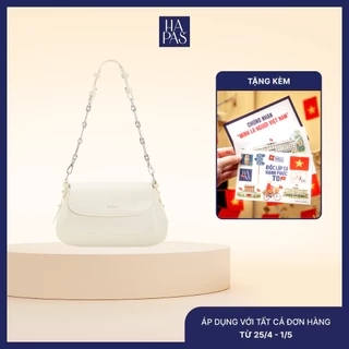 Túi Đeo Vai Hobo Nắp Gập Chain Handle White HAPAS - TDV24037