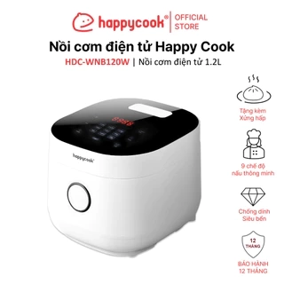 Nồi cơm điện tử 1.2L HAPPYCOOK, HDC-WNB120W