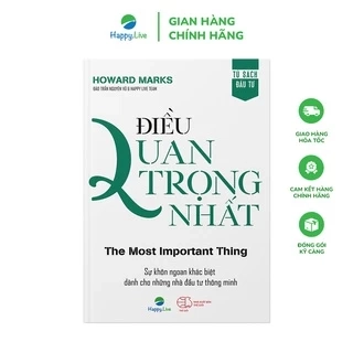 Sách Điều Quan Trọng Nhất - The Most Important Thing