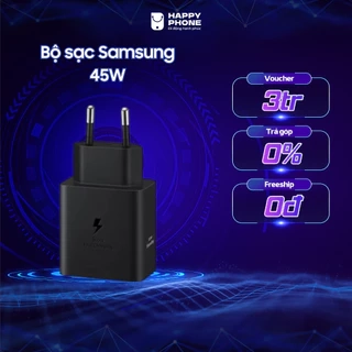 Bộ sạc nhanh Samsung 45W (kèm cáp) - Hàng chính hãng, Mới 100%