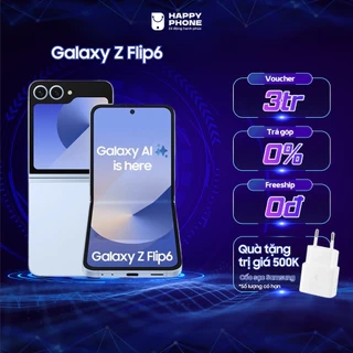 Điện thoại Samsung Galaxy Z Flip6 5G 12GB/256GB - Hàng Chính Hãng, Mới 100%, Nguyên seal
