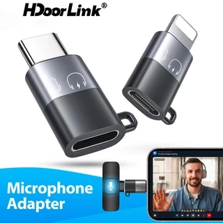 Bộ chuyển đổi HdoorLink OTG USB-C sang IOS cho bộ chuyển đổi ghi âm sạc micro Lavalier Type C sang IOS