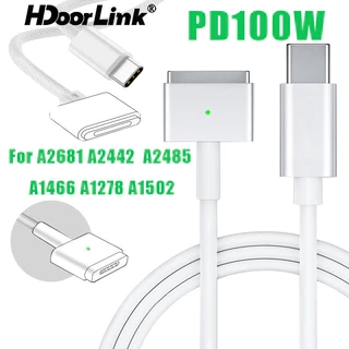 Cáp HdoorLink chuyển đổi cổng USB C sang Mg/safe 2 3 chuyên dụng thích hợp Cáp sạc Type c sang chân T chân cho A2681 A1466 A1278