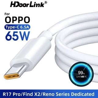 Cáp Sạc Nhanh HdoorLink 6.5A Type-C 65W Hỗ Trợ Sạc Nhanh VOOC Cho OPPO