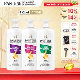 Dầu Gội PANTENE Pro-V Ngăn Rụng Tóc/ Phục Hồi Hư Tổn/ Suôn Mượt Óng Ả - Chai 1200ML
