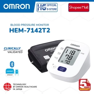 Máy Đo Huyết Áp Bắp Tay Omron HEM-7142T2 | Kết Nối Bluetooth Với Smartphone - Thương Hiệu Nhật Bản
