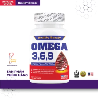 Viên Uống Healthy Beauty Omega 3,6,9 Từ Dầu Hạt Lanh 100 Viên & 200 Viên