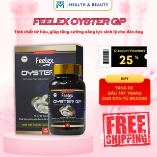 Tinh chất hàu biển Feelex Oyster GP tăng cường sức khỏe sinh lý nam giới - Hộp 60v
