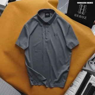 Áo polo nam không đường may HEBOZ 3M thanh lịch chất vải thoáng khí cao cấp - 00002200