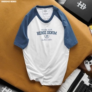 Áo thun raglan Club Heboz 3M, áo thun phối basic dành cho nam nhiều màu - 00002413