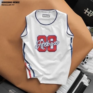 Áo thun nam Heboz tanktop 88 2M, áo phông ba lỗ thể thao cao cấp - 00002660