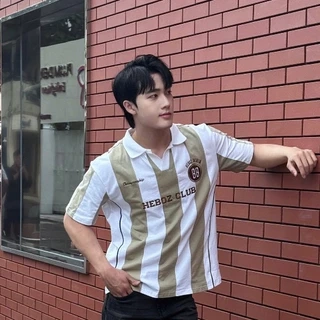 Áo polo football Heboz 2M, áo thun nam cổ bẻ chất vải cotton co giãn - 00002274