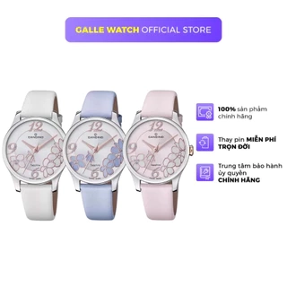 Đồng hồ nữ Candino C4720 thiết kế trẻ trung, thanh lịch, mặt kính Sapphire, chống nước 5 ATM, dây da đeo tay cao cấp