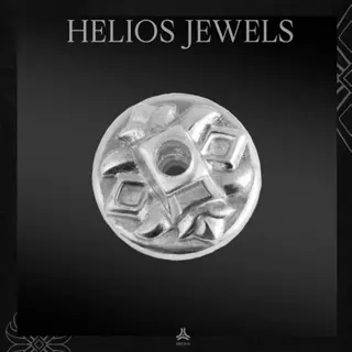 Chốt khuyên bạc ren dạng xoắn Helisilver