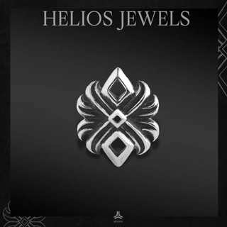 Khuyên tai bạc S925 Lotus Tiny Bud Helios Silver Original